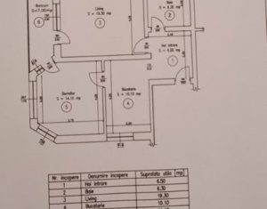 Apartament cu doua camere, Baciu