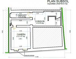 Spatiu comercial parter + demisol 167mp, cinema Victoria