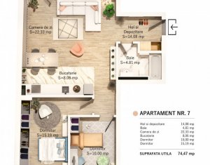 Proiect NOU | Apartamente de 2,3 si 4 camere | Centru / Parcul Central