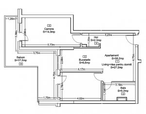 Lakás 3 szobák eladó on Cluj-napoca, Zóna Zorilor
