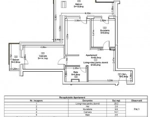 Lakás 3 szobák eladó on Cluj-napoca, Zóna Zorilor