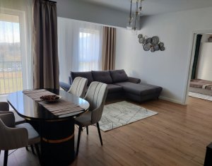 Apartament cu doua camere, doua balcoane, mobilat si utilat, Floresti