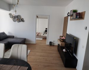 Apartament cu doua camere, doua balcoane, mobilat si utilat, Floresti