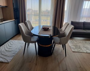 Apartament cu doua camere, doua balcoane, mobilat si utilat, Floresti