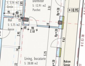  Apartament 2 Camere, 52 mp + Terasa + Parcare, Someseni