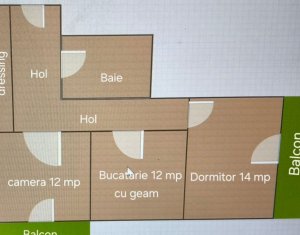 Apartament cu 3 camere Zona Eroilor Floresti