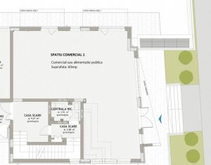 Spatiu comercial de inchiriat, 83m2 in Cluj-napoca, zona Borhanci