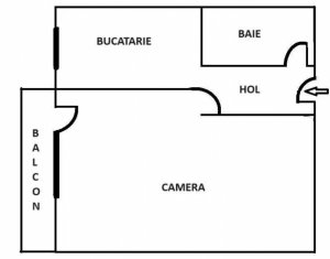 Appartement 1 chambres à louer dans Floresti