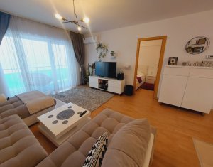 Apartament cu 2 camere, mobilat si utilat modern, terasa si parcare, Viva City