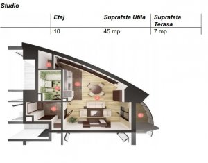 Appartement 1 chambres à vendre dans Cluj-napoca, zone Manastur
