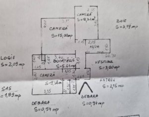 Lakás 3 szobák eladó on Cluj-napoca, Zóna Manastur