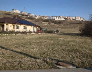 Teren constructii Apahida, acces drum, panorama superba