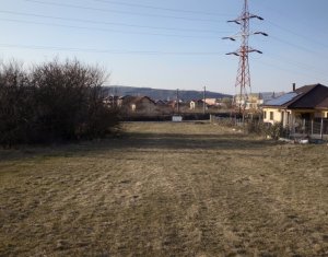 Teren constructii Apahida, acces drum, panorama superba