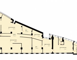 Spatiu birou 827mp posibilitate compartimentare, centru McDonalds