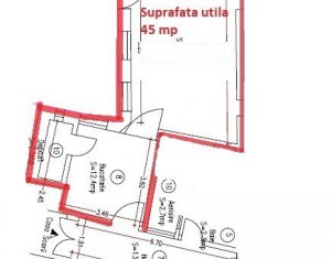 Spatiu birouri, 45mp, Centru, zona Regele Ferdinand