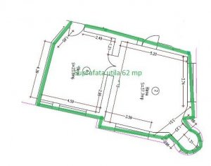 Spatiu birouri, 62mp, Centru, zona Regele Ferdinand