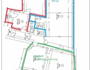 Spatiu birouri, 62mp, Centru, zona Regele Ferdinand