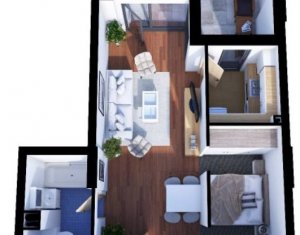 , 41m2 dans Cluj-napoca, zone Gheorgheni