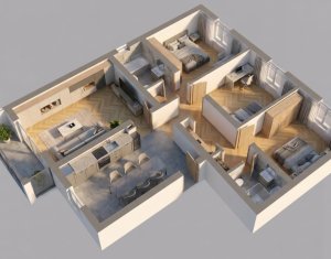 Apartment 4 rooms for sale in Cluj-napoca, zone Gheorgheni
