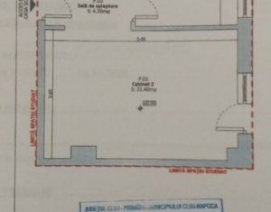 Spatiu activitati de birou sau servicii 43mp, str. Lombului EGO Residence