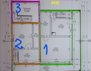1.6 ha de padure cu poienita, parau la limita curtii, cabana pentru trei familii