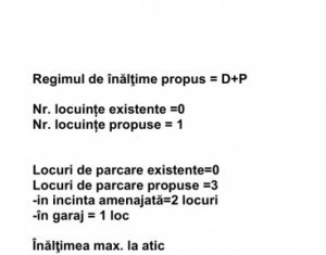 Proiect casa la rosu Baciu - 4 dormitoare, garaj, 3 terase, teren 681 mp