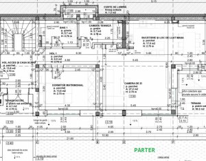 Proiect casa la rosu Baciu - 4 dormitoare, garaj, 3 terase, teren 681 mp