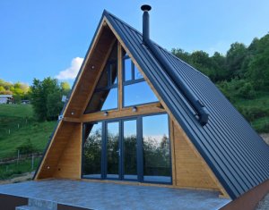Cabană A-Frame Premium – Oază de liniște și investiție sigură la Valea Ierii 