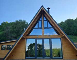 Cabană A-Frame Premium – Oază de liniște și investiție sigură la Valea Ierii 
