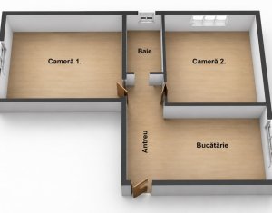 Apartment 2 rooms for sale in Cluj-napoca, zone Intre Lacuri