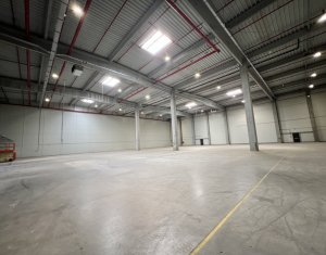 Depozit logistic 2610mp, 300mp birouri, H= 11m, ISU, zona Aeroport