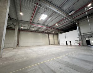 Depozit logistic 2610mp, 300mp birouri, H= 11m, ISU, zona Aeroport
