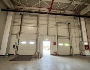Spatiu logistic 2200mp, H=11m, ISU, curte generoasa, 5 usi, parc Nervia