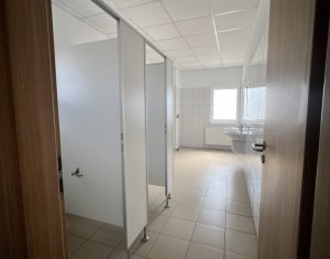 Spatiu logistic 2200mp, H=11m, ISU, curte generoasa, 5 usi, parc Nervia