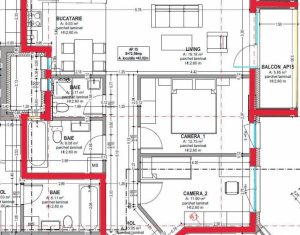Apartament 3 camere, 73 mp utili, bloc nou 2026, zona Piata Garii !