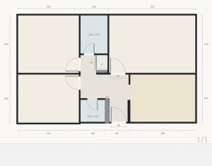 Apartament de vanzare, 3 camere, balcon, Gheorgheni