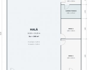 Hala/ Depozit 430mp, zona str. Oasului sens giratoriu CREIG 